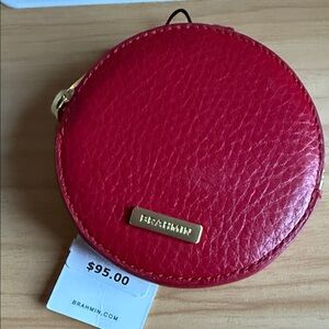Brahmin Radiant Red Leather Coin Purse